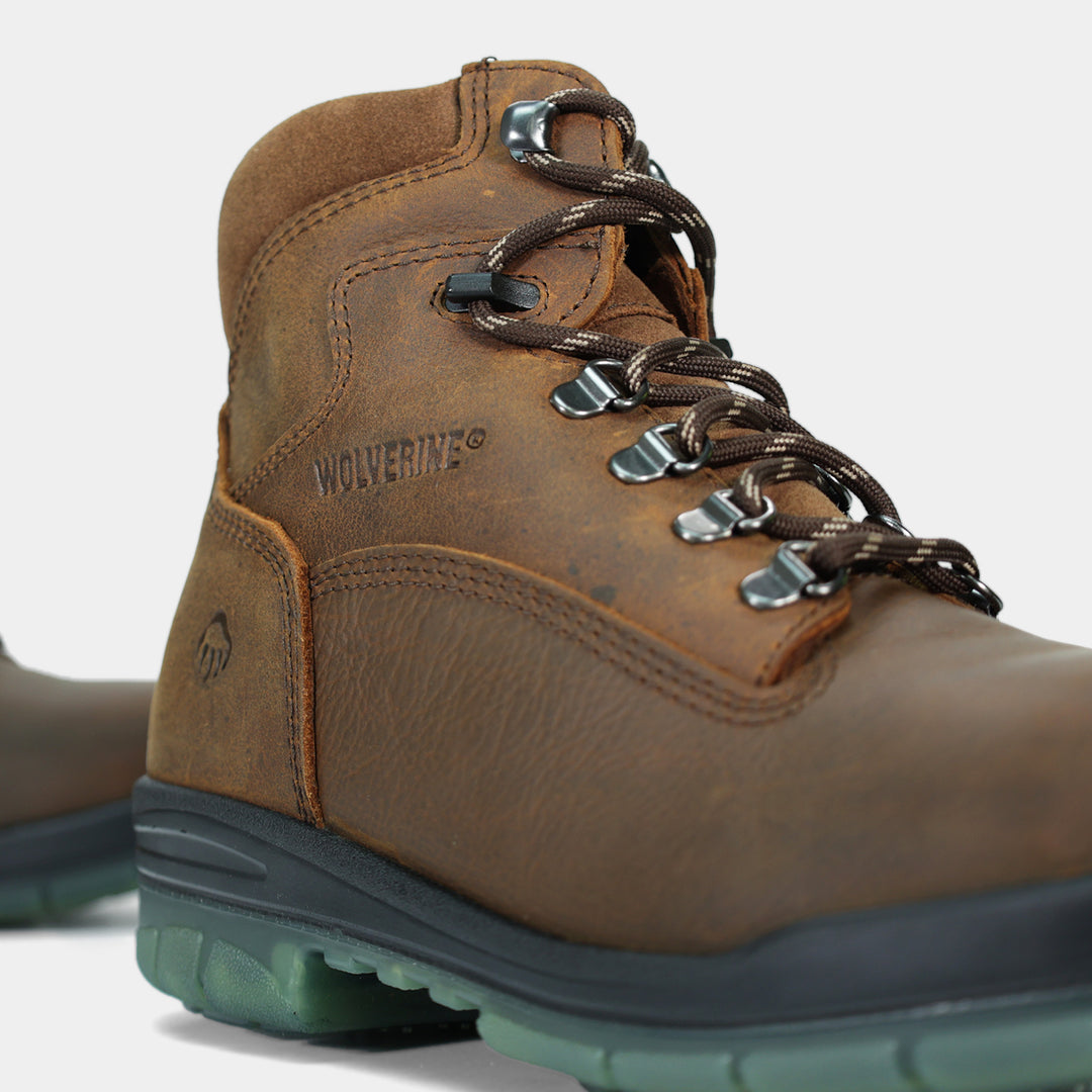  I-90 Safety 6 Boot - Durable, comfortable, and safe work boots Epik Workwear lace close up
