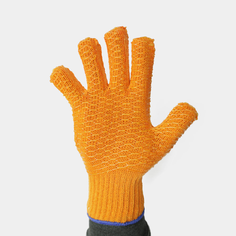 Honeycomb Knit Glove 12 Pack Knitted PVC Grip Work Cold Storage Picking Glove Back