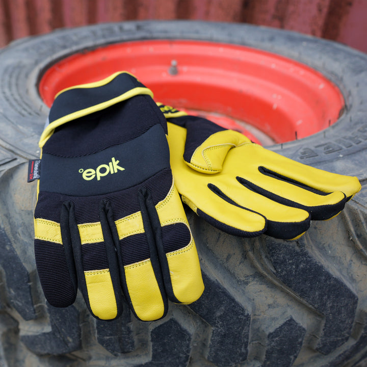 Epik Workwear Insulated Leather Work Gloves Freezerwear Durable