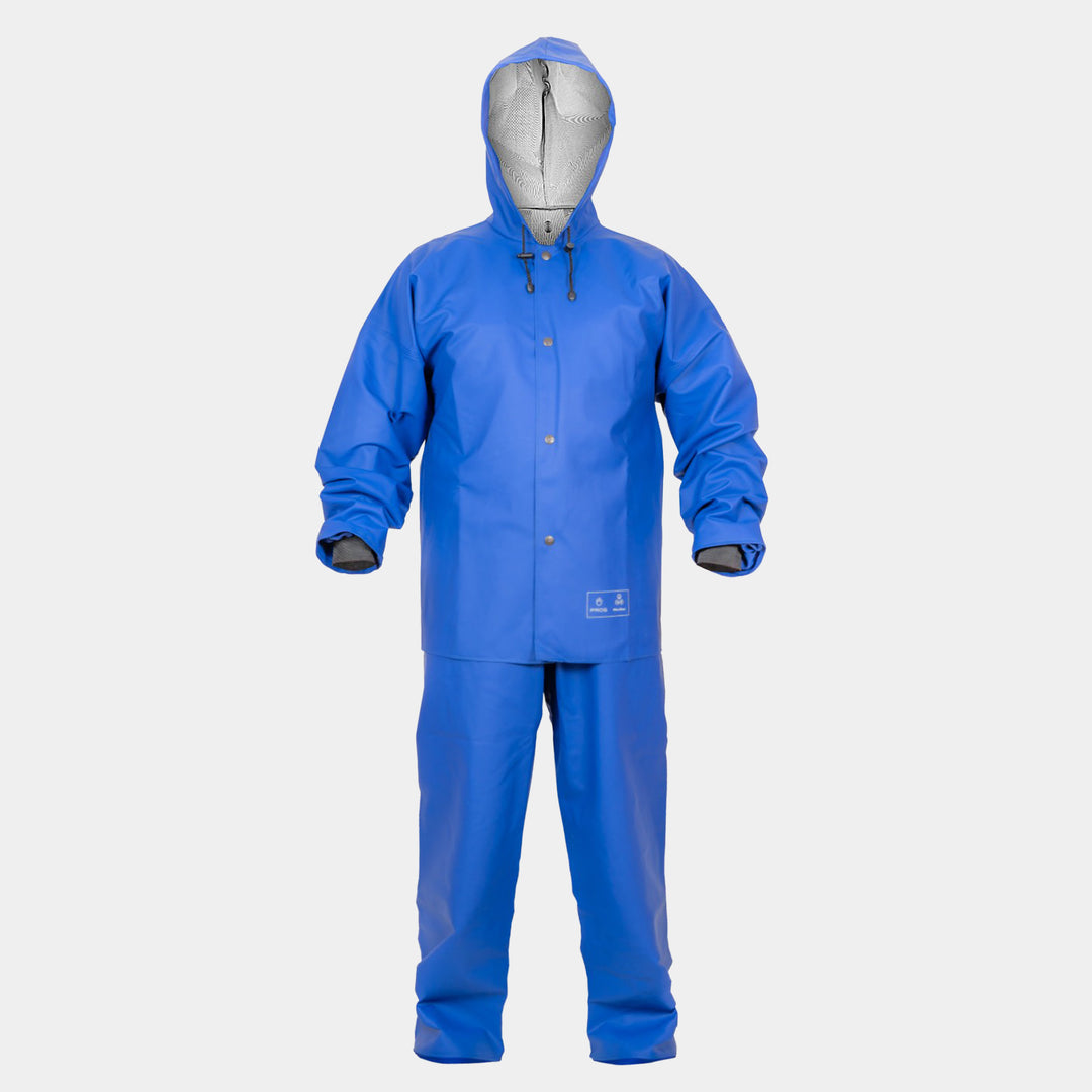 Pros Premium Rain Suit, Blue (1/ea)