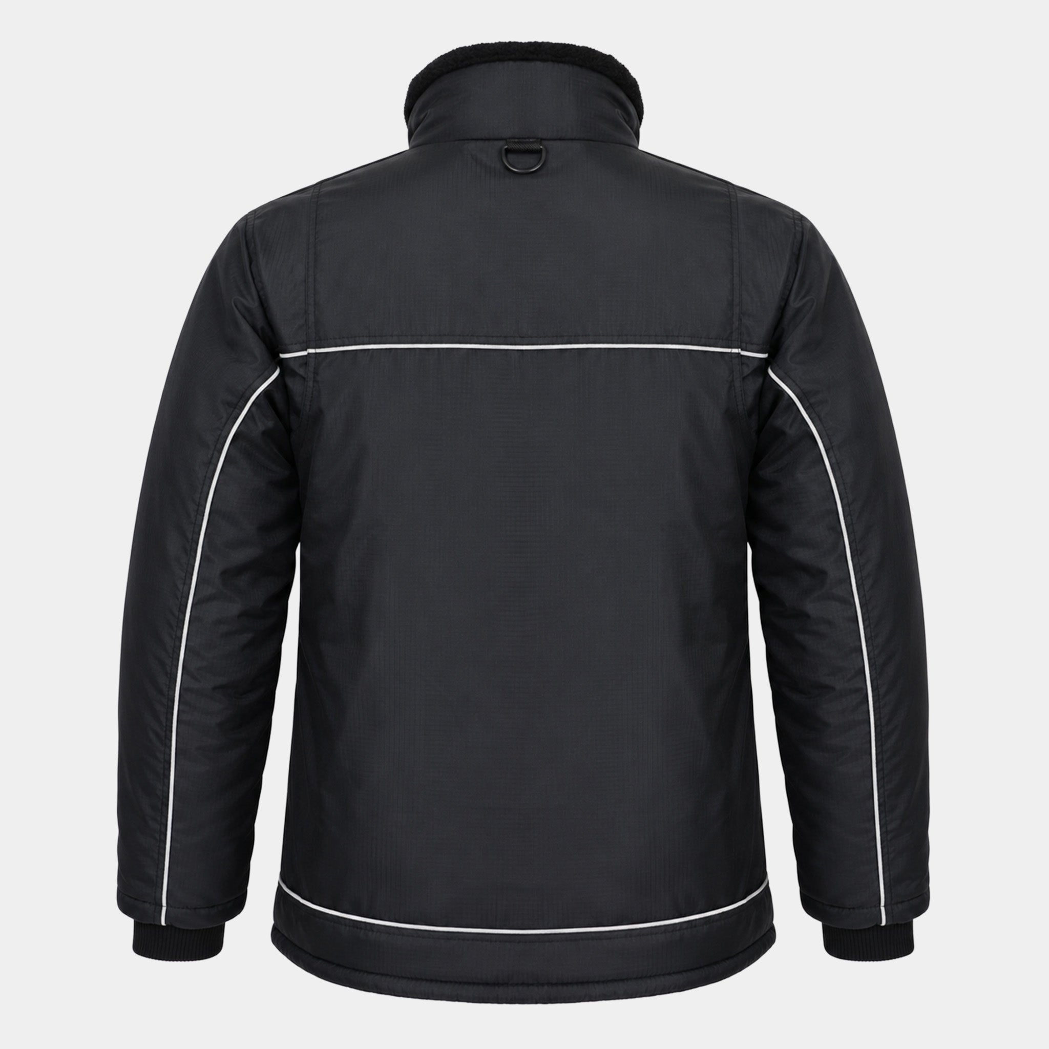 Epik Reflex Jacket - Black Cooler Jacket with Reflective Piping