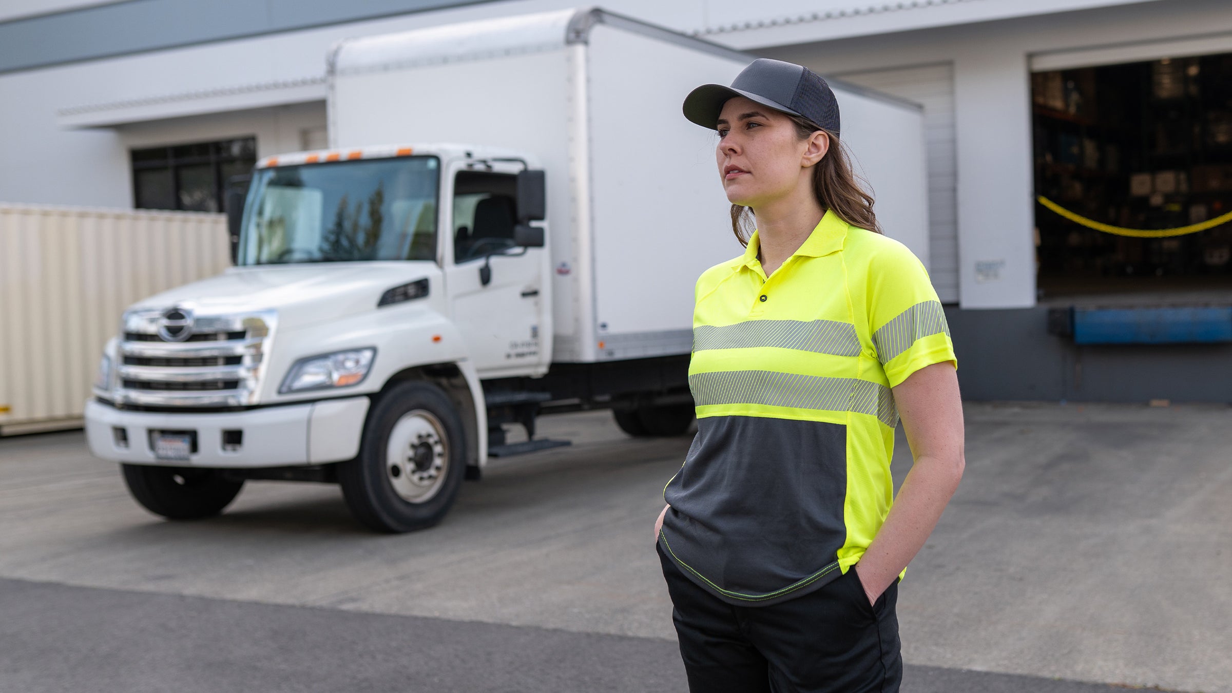 Swift Work Shirt from Epik Workwear Hi Vi s Yellow Team Polo Uniform 