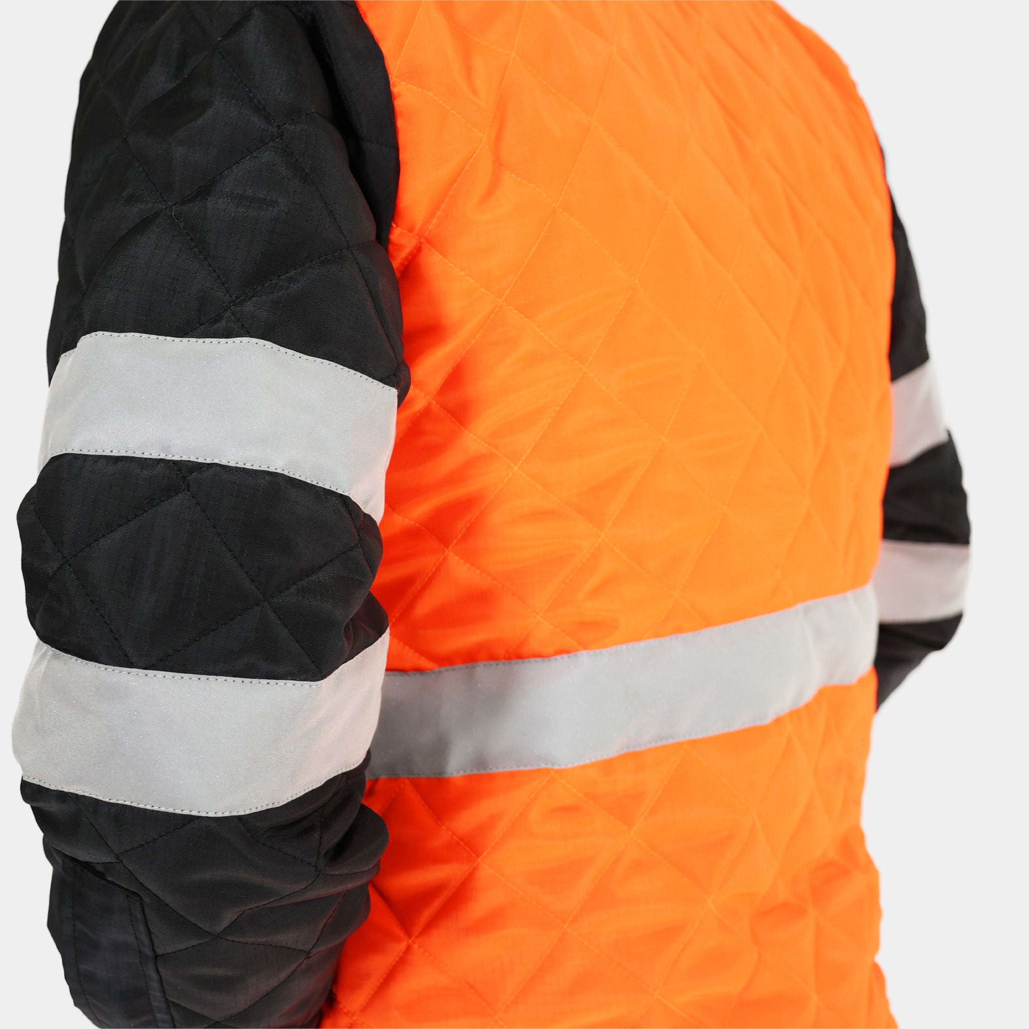 Agile Jacket - Quilted Hi Vis Orange Outerwear – Epik Workwear Agile Jacket - Quilted Hi Vis Orange Outerwear – Epik Workwear
