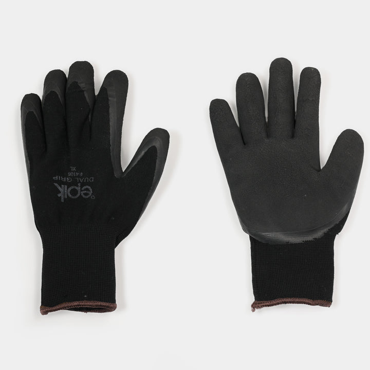Epik Dual Grip Thermal Work Glove pair on ground
