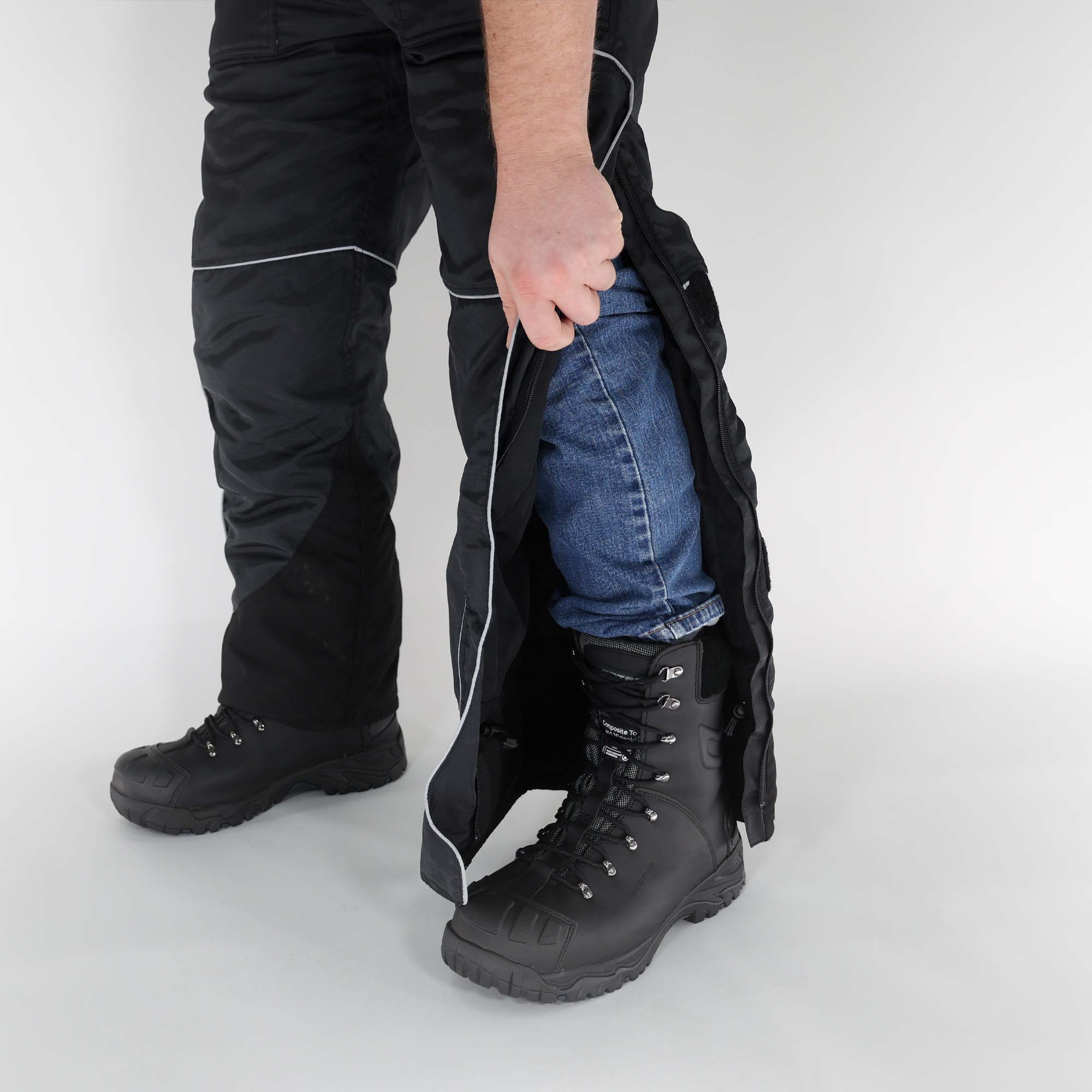 Epik Reflex Pro Bib Overalls - Heavy Insulated Black Freezerwear