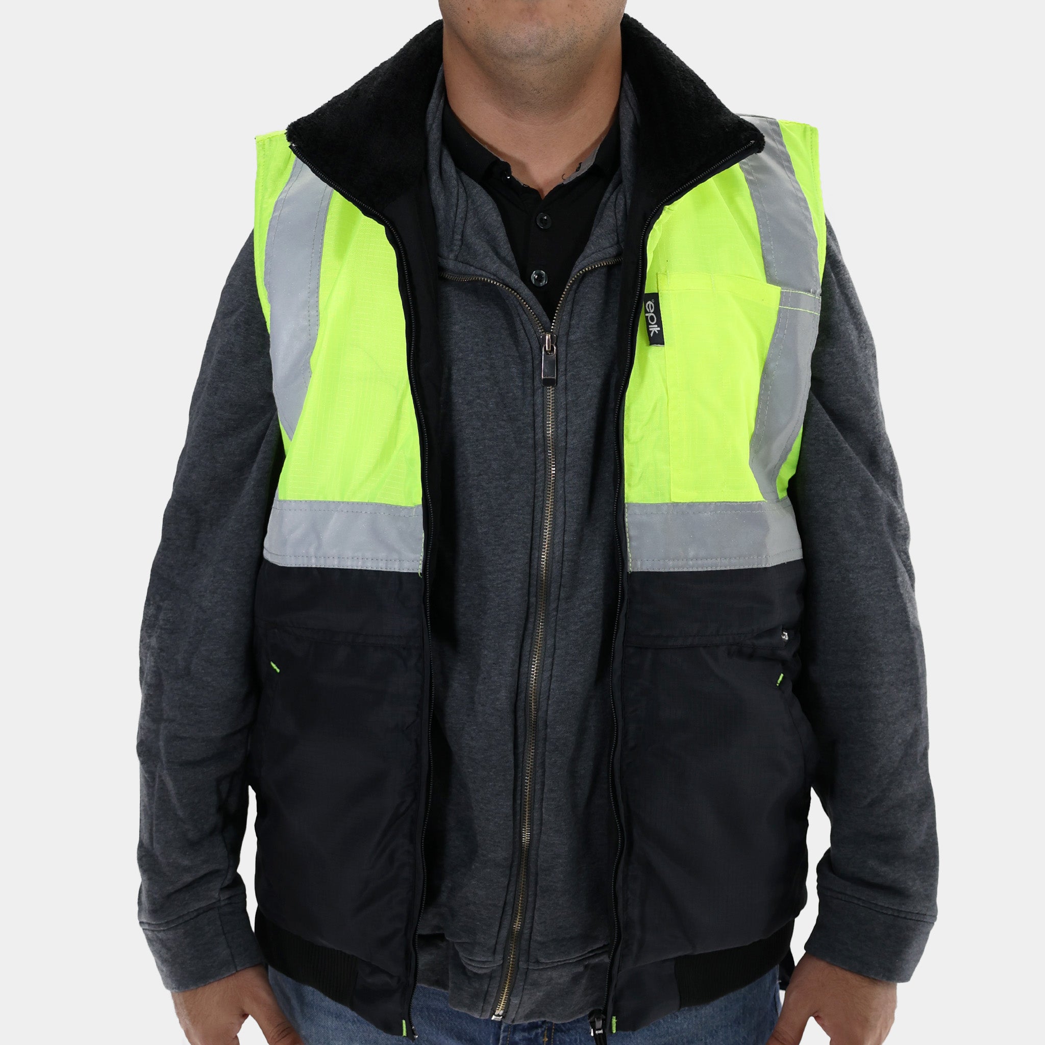 Hi vis hot sale insulated vest