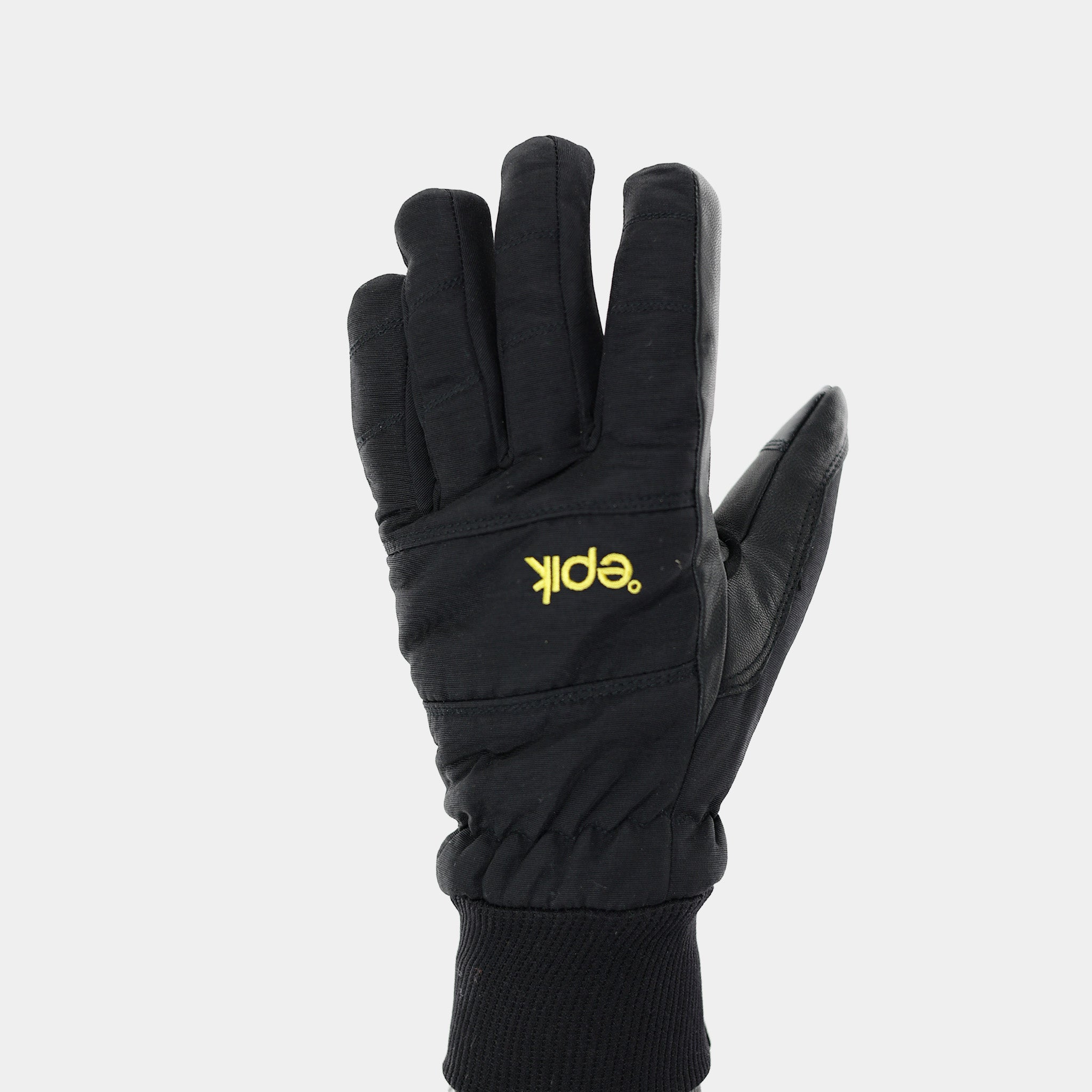 スキー ICEBERG - Gloves for the town Ice Breaker Glove - Black Insulated Freezer Glove for Cold Storage
