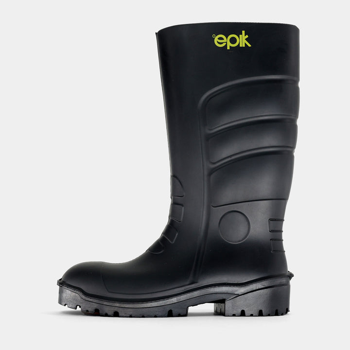 Pace Polyurethane Safety Toe Boot Black Side