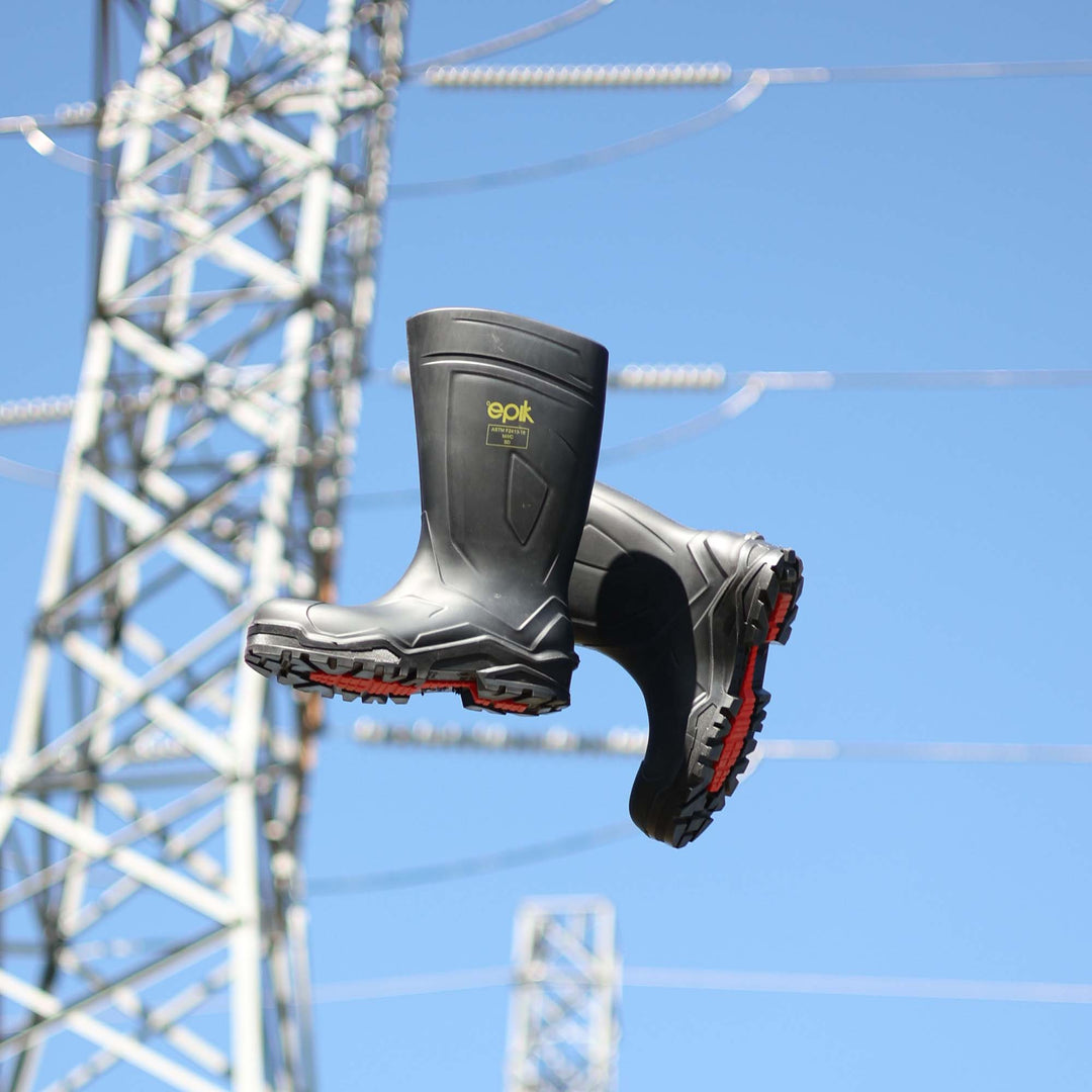Epik Power Safety Toe Maintenance Black Boot Air Light