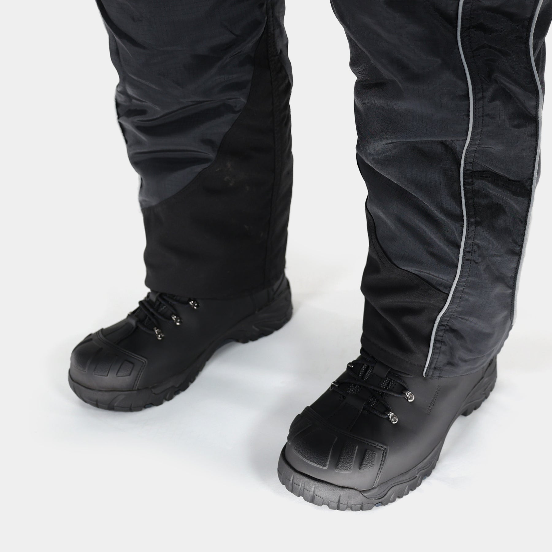Reflex Bib Overalls - Black Insulated Workwear for Cold/Sub-Zero SM