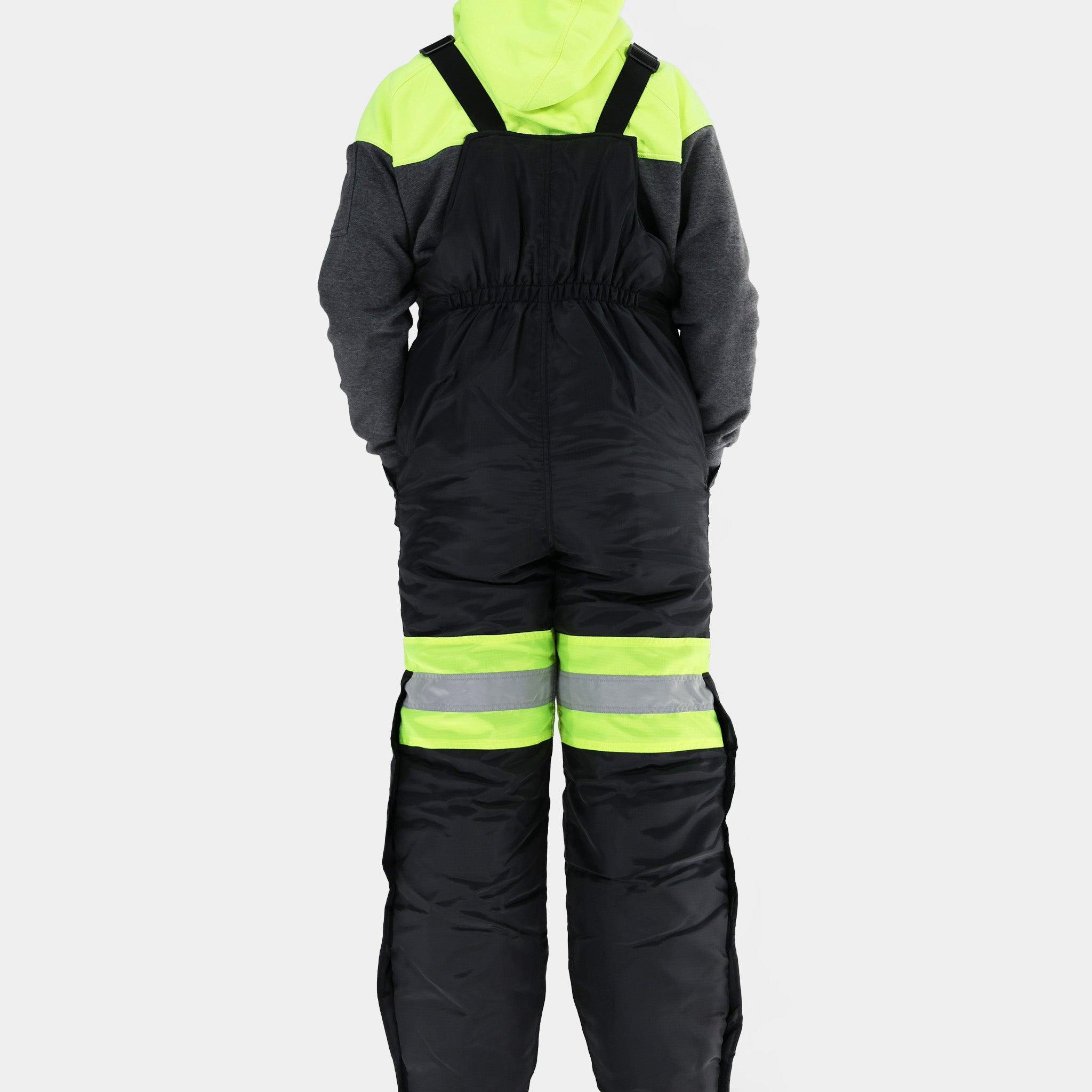Epik Reflex Pro Low Bib Overalls - Insulated Hi Vis Freezerwear
