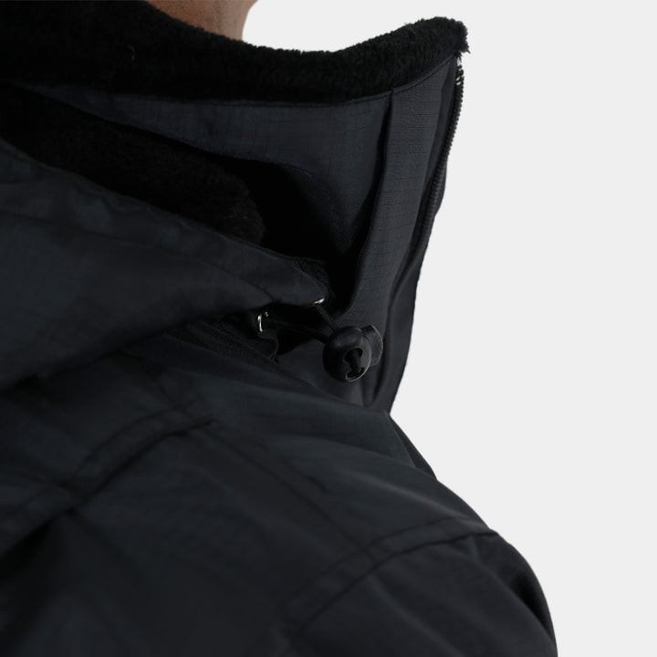 Epik Charcoal Black Reflex Pro Freezer Jacket hoodie pull adjustment
