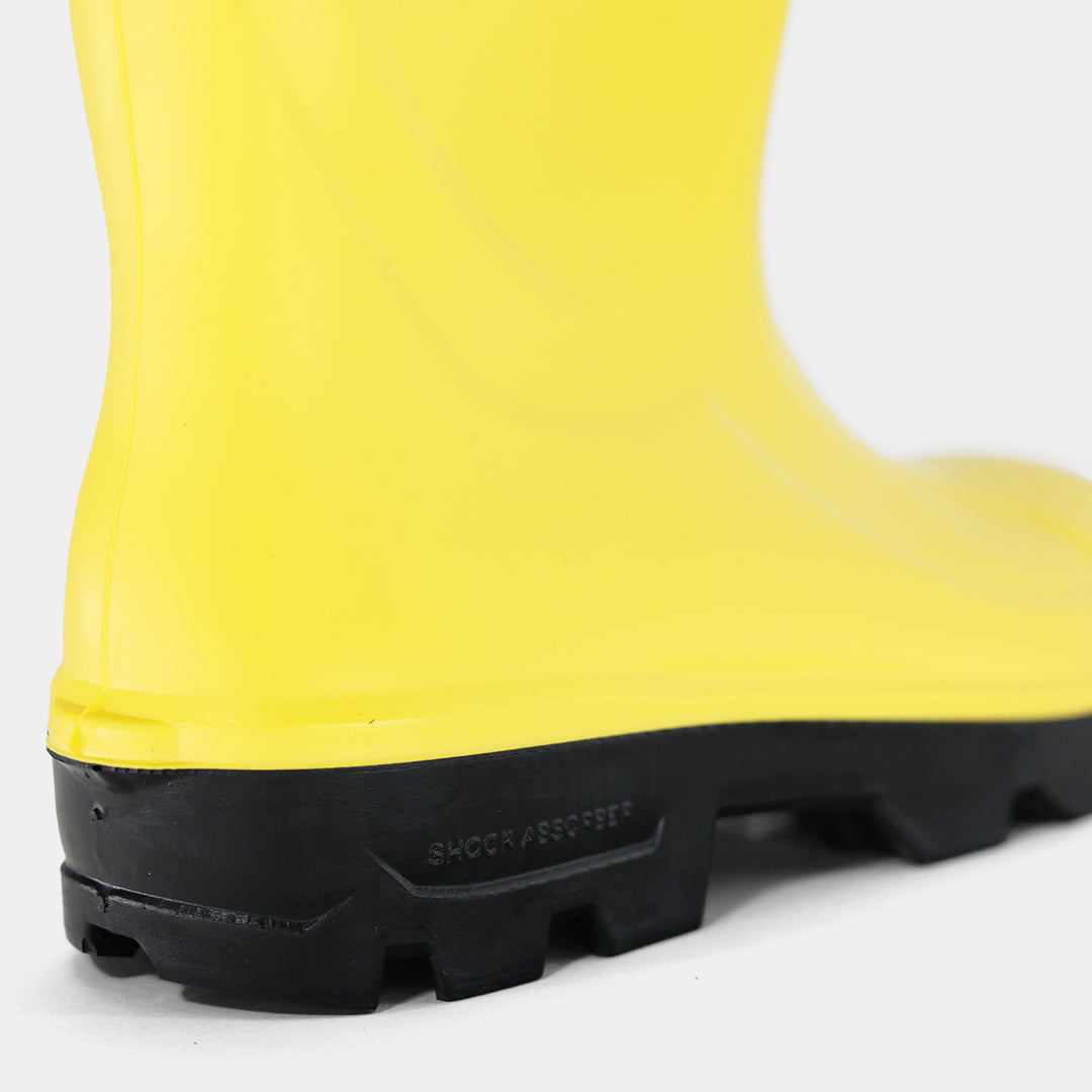 Tread Yellow Safety Toe Polyurethane Sanitation Work Boot shock absorbing heel