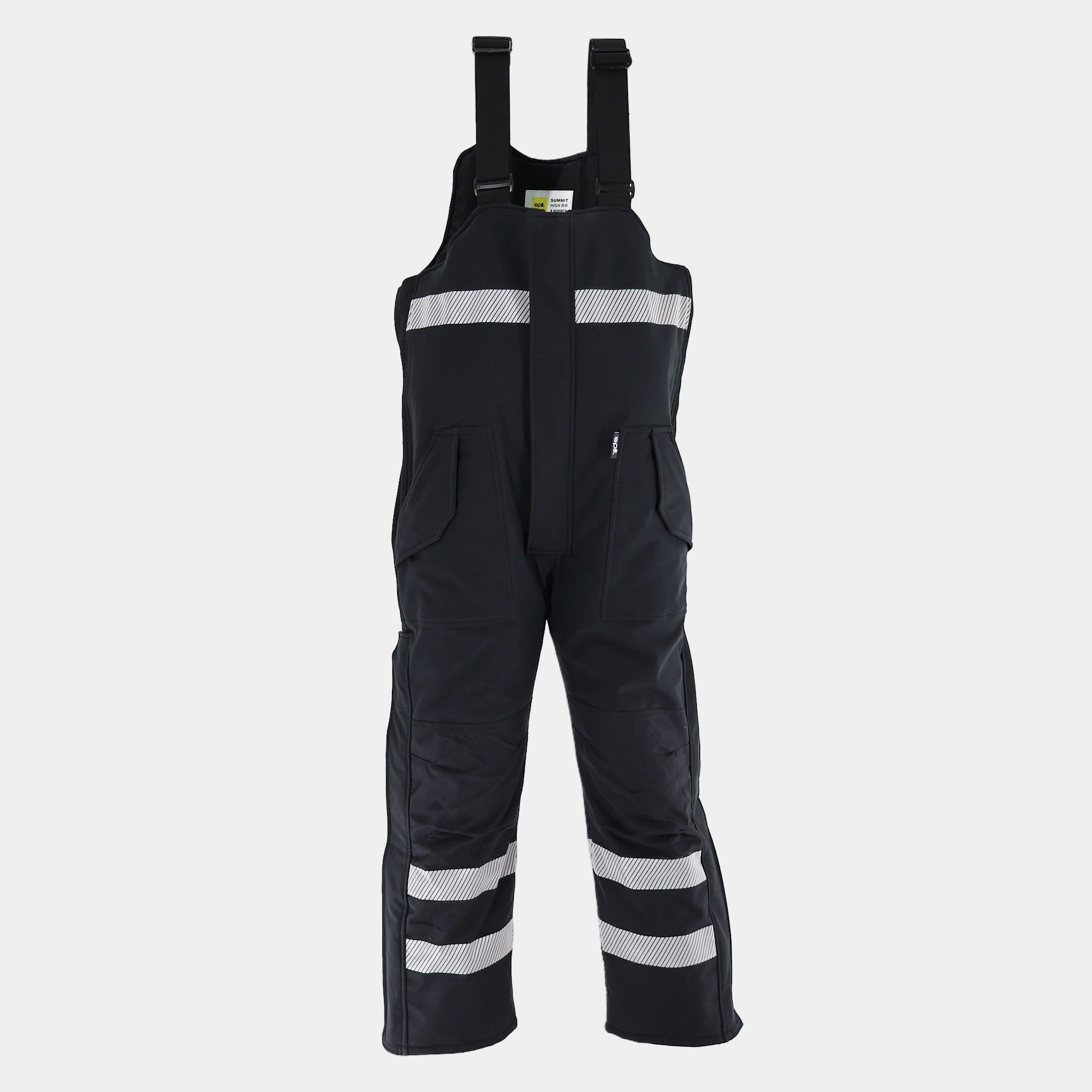 Summit Pro High Bib Overalls - Insulated Soft Shell Hi Vis Workwear ...