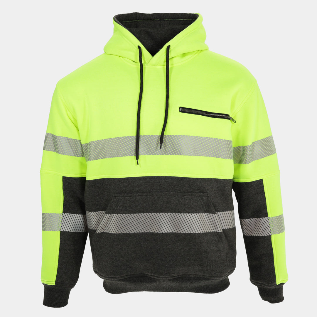 Epik Peak 2.0 Pullover ANSI Class 2 Hoodie in Yellow Cut Out