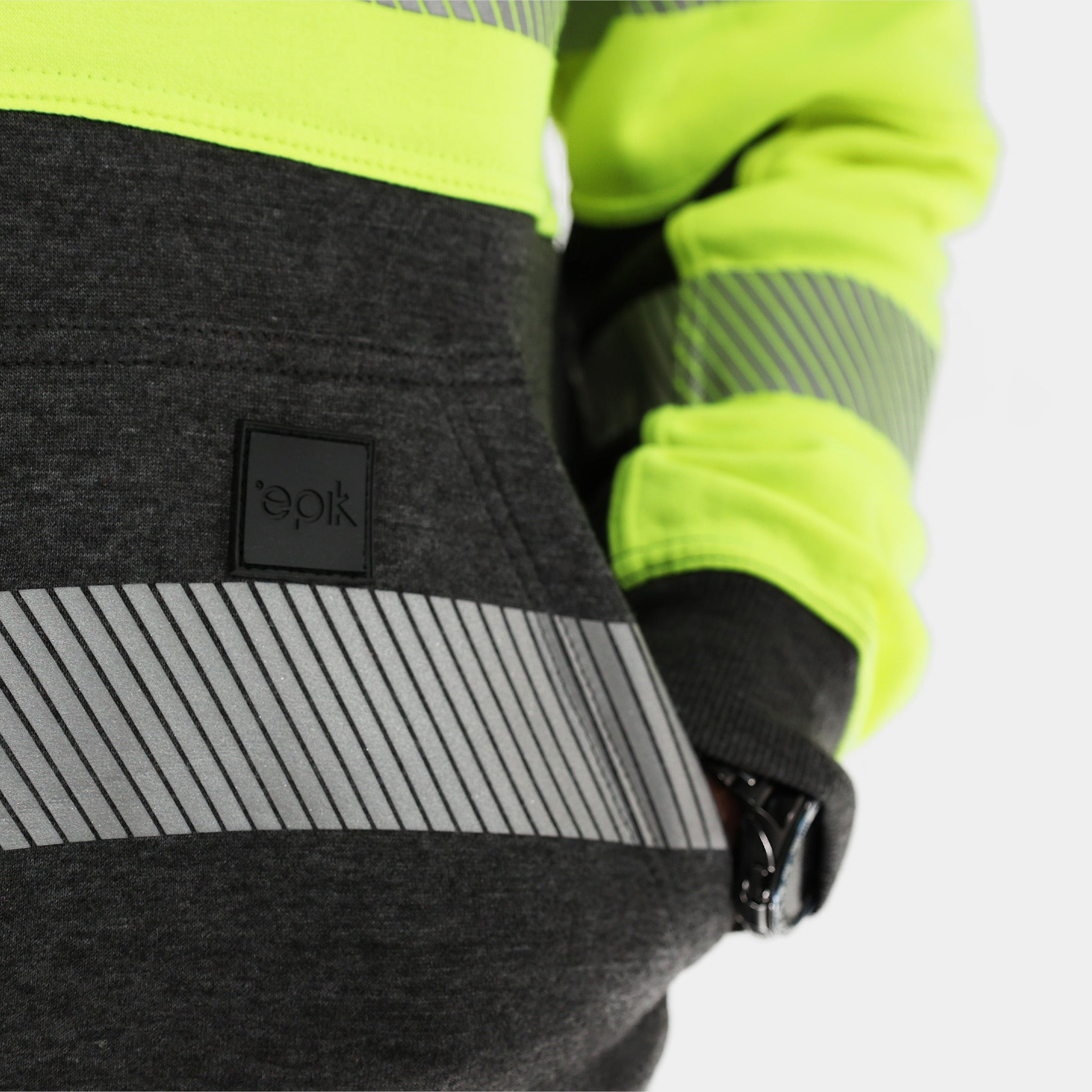 【HI FI FNK】On Striped Longsleeve Kosto VHK124, VHK125, VHK126 | Hi-Viz Long-Sleeve Safety T