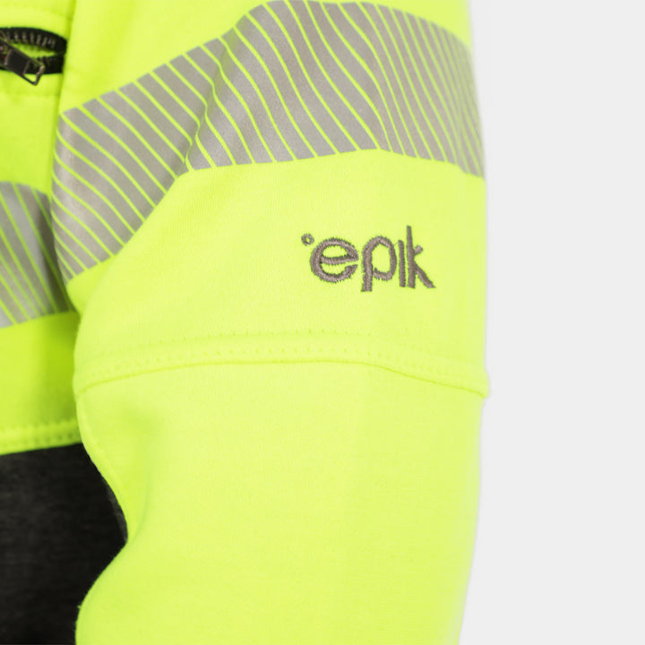 Epik Peak 2.0 Quarter Zip Sweater Yellow Epik Logo