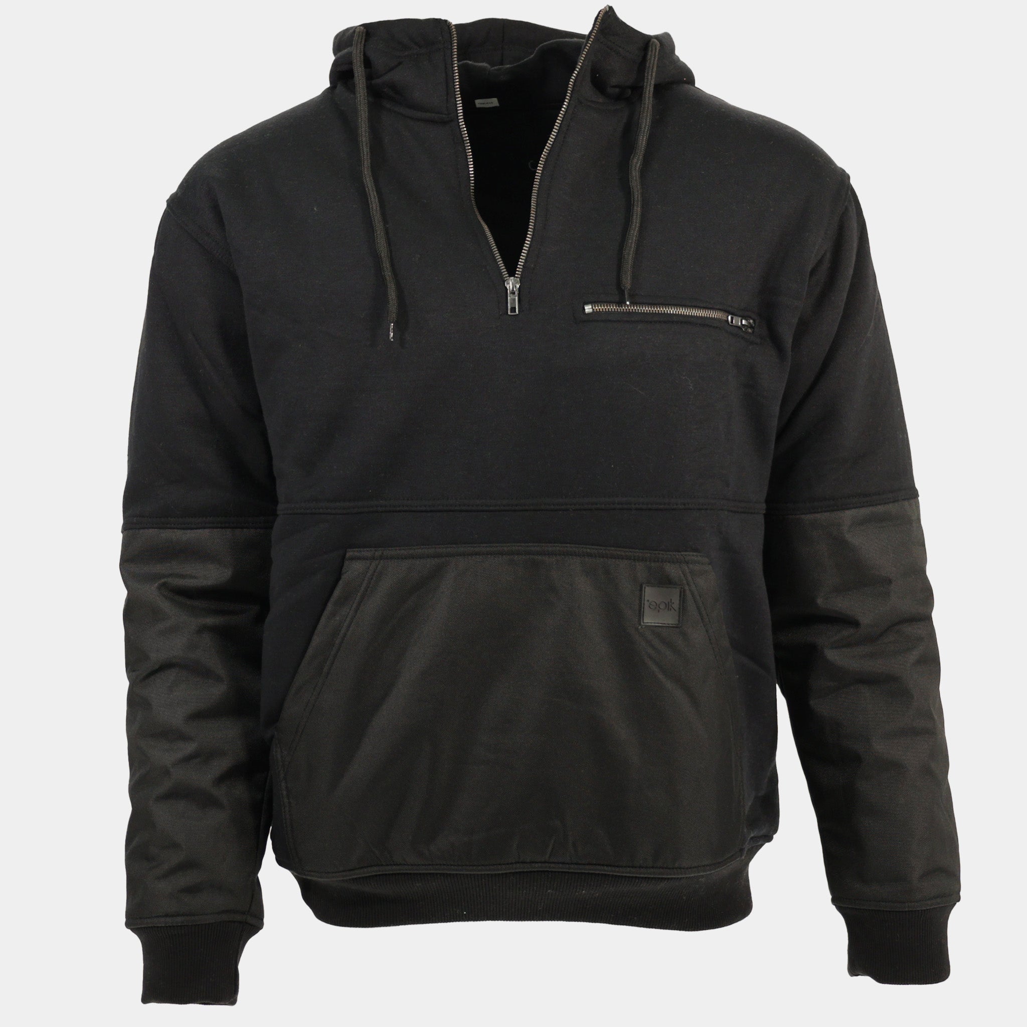 Peak Pro Pull-Over Hoodie - Compact Layers, Durable Black
