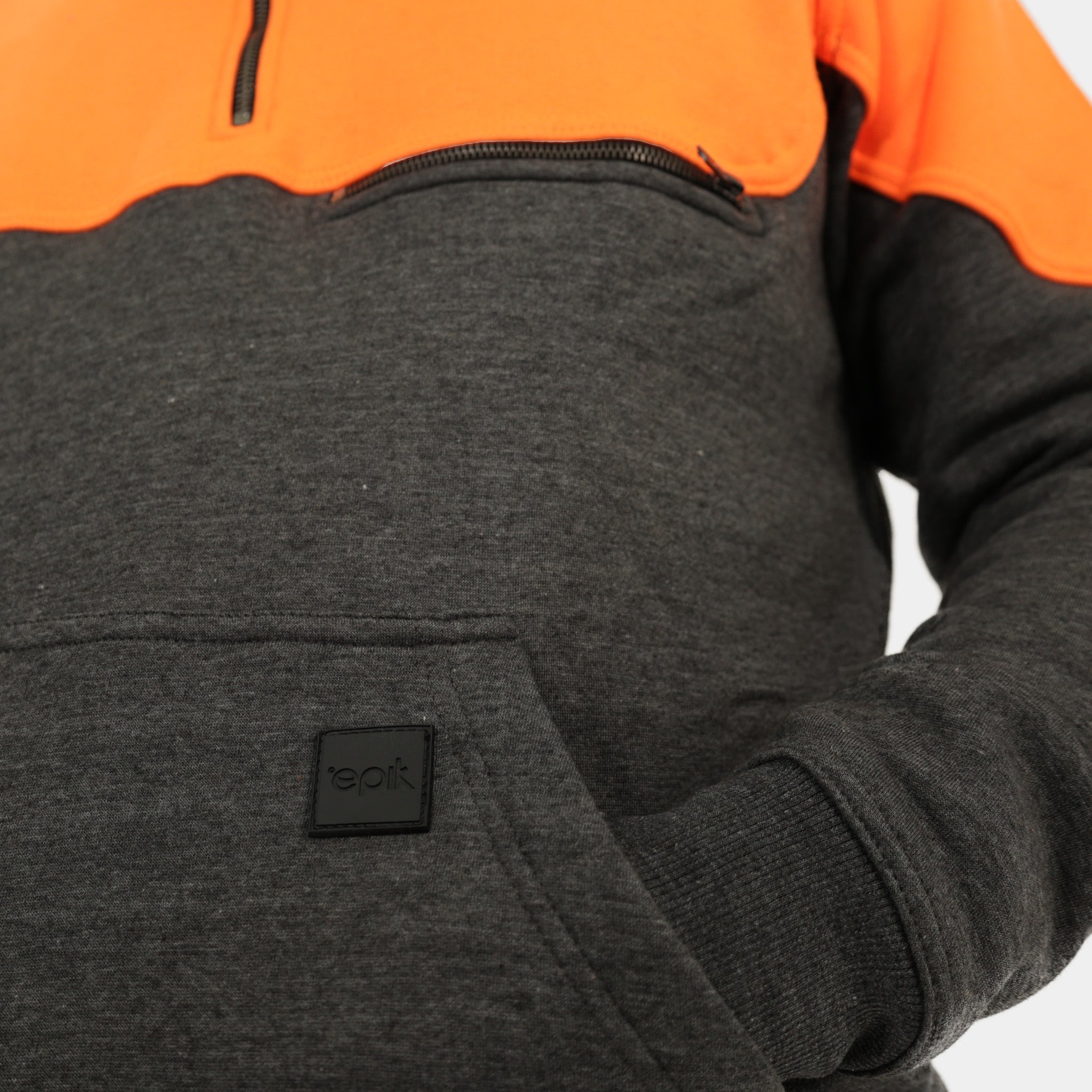 Peak Pull-Over Sweater - Hi Vis Orange Work Outerwear – Epik Workwear